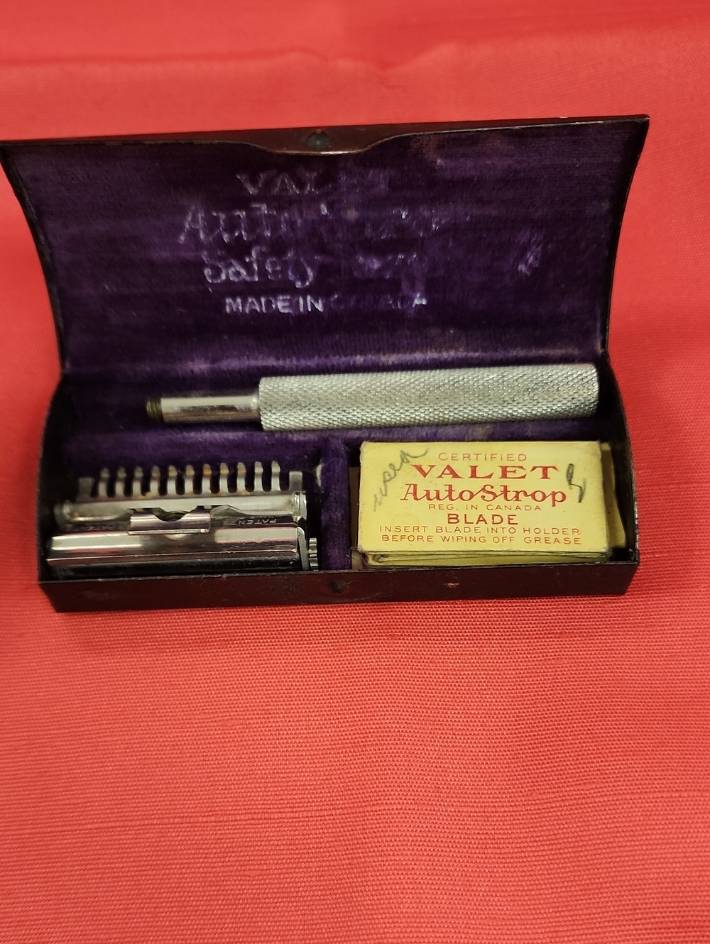 1920s Men’s Valet Razor Set - Silver